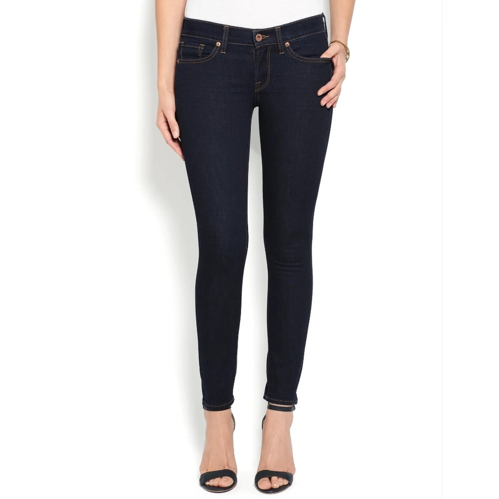 Lucky Brand Charlie Skinny Jeans Women’s Dark Wash Denim Size 12/31R
